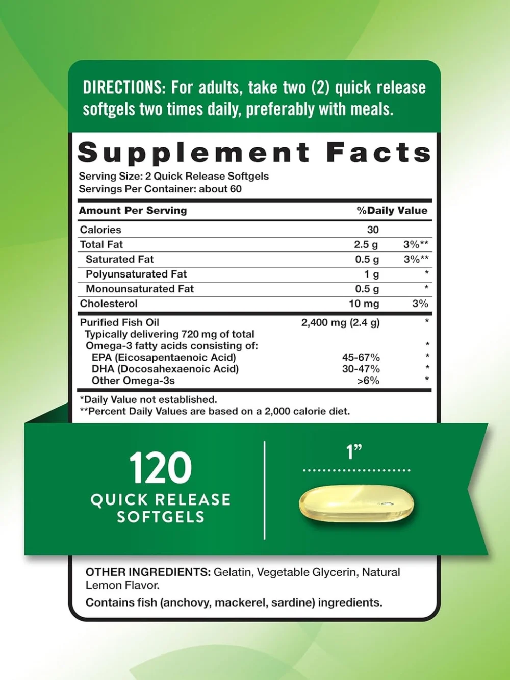 NT Fish Oil 2400 mg - Figura 2