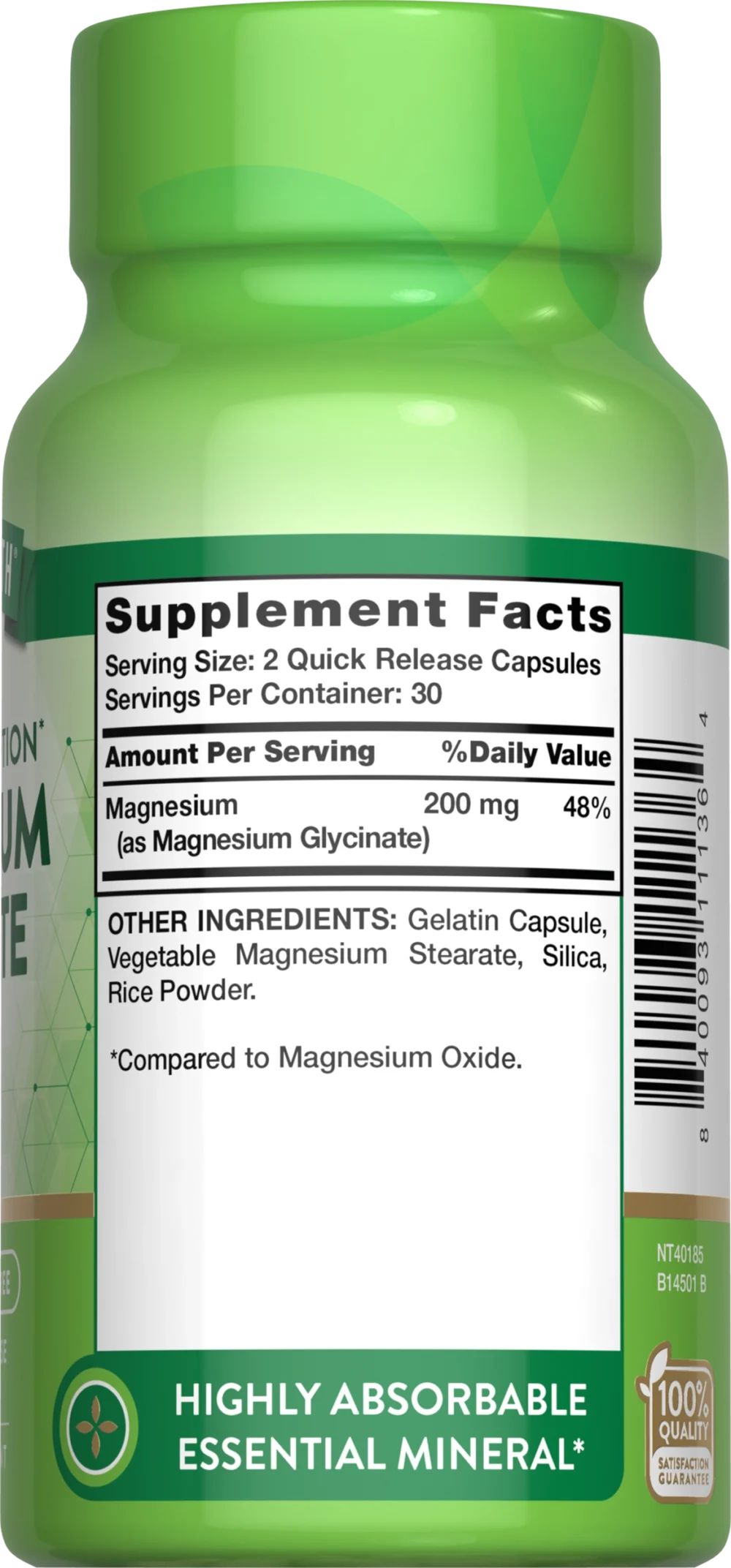NT Magnesium Glycinate 200 mg - Figura 3