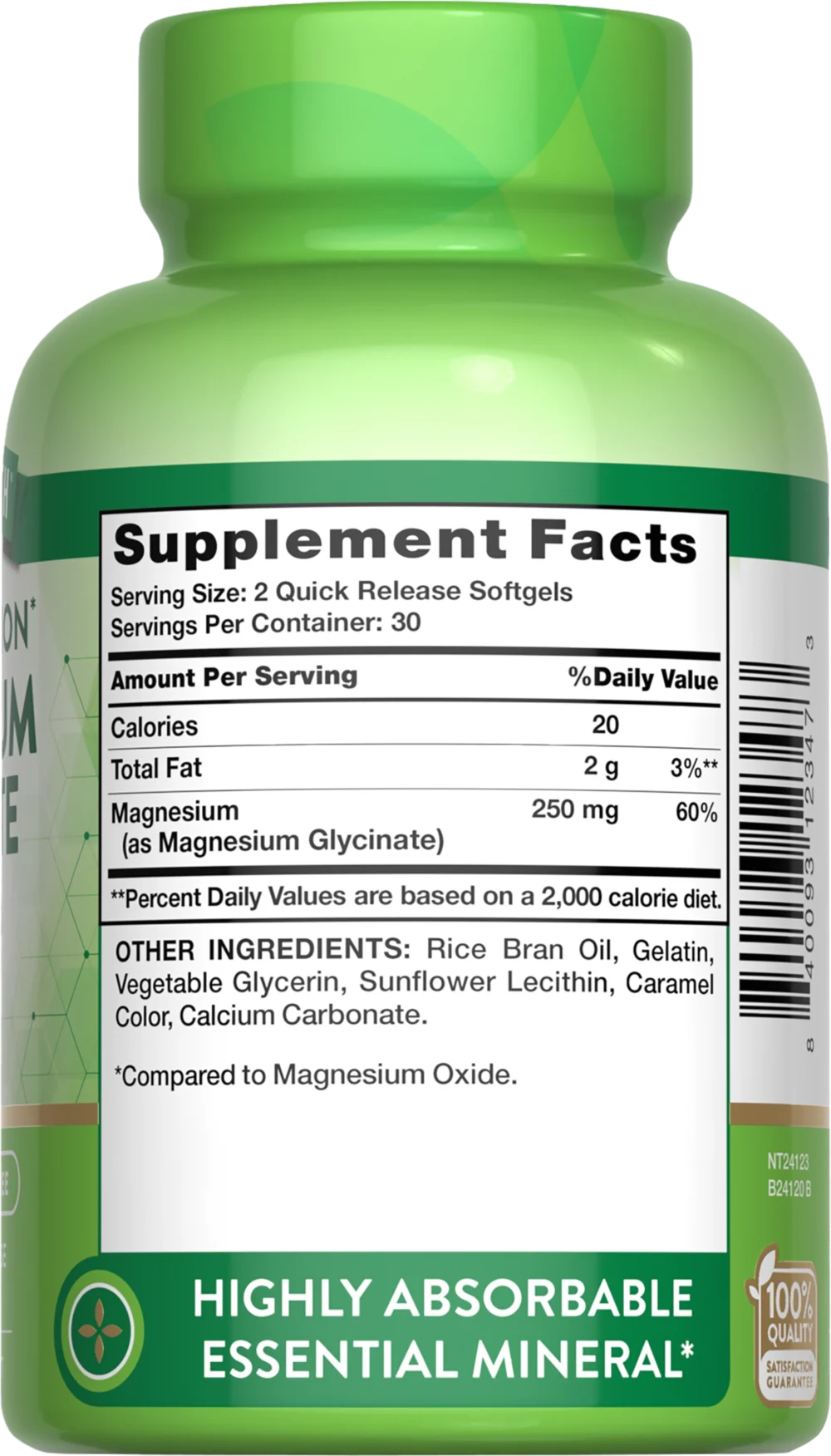 NT Magnesium Glycinate 250 mg - Figura 3