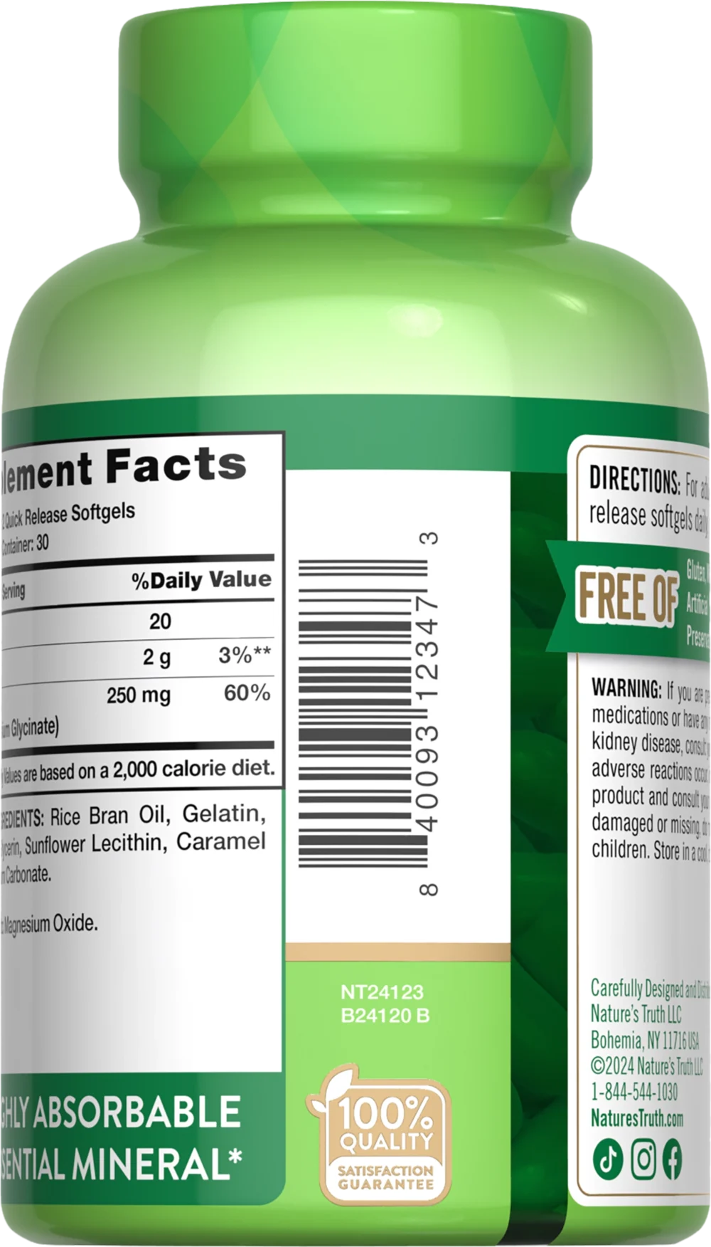 NT Magnesium Glycinate 250 mg - Figura 5