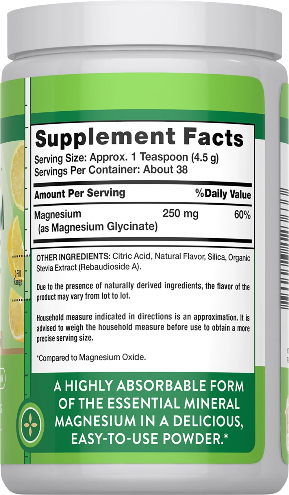 NT Magnesium Glycinate 250 mg Powder - Figura 2