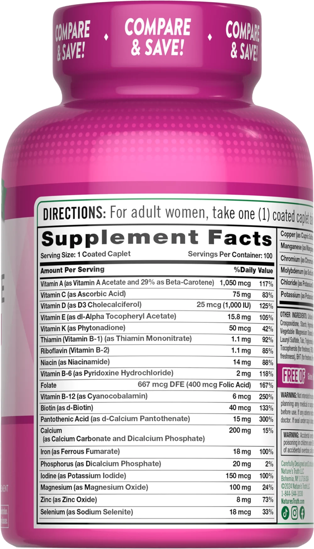 NT ABC Multivitaminë për Femra - Figura 3