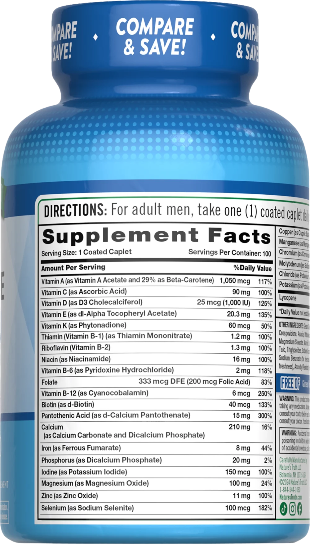 NT ABC Multivitamine per Meshkuj - Figura 3