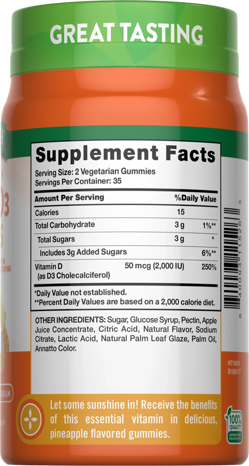 NT Vitamine D3 2000 UI Gummies - Figura 3